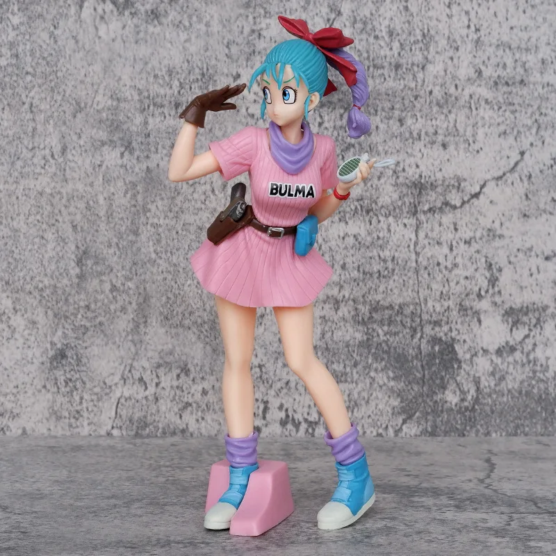 Kawaii Anime Dragon Ball Z Bulma Beginning of a Great Adventure PVC Action Figure Statue Collection Model Kids Toys Doll Gifts