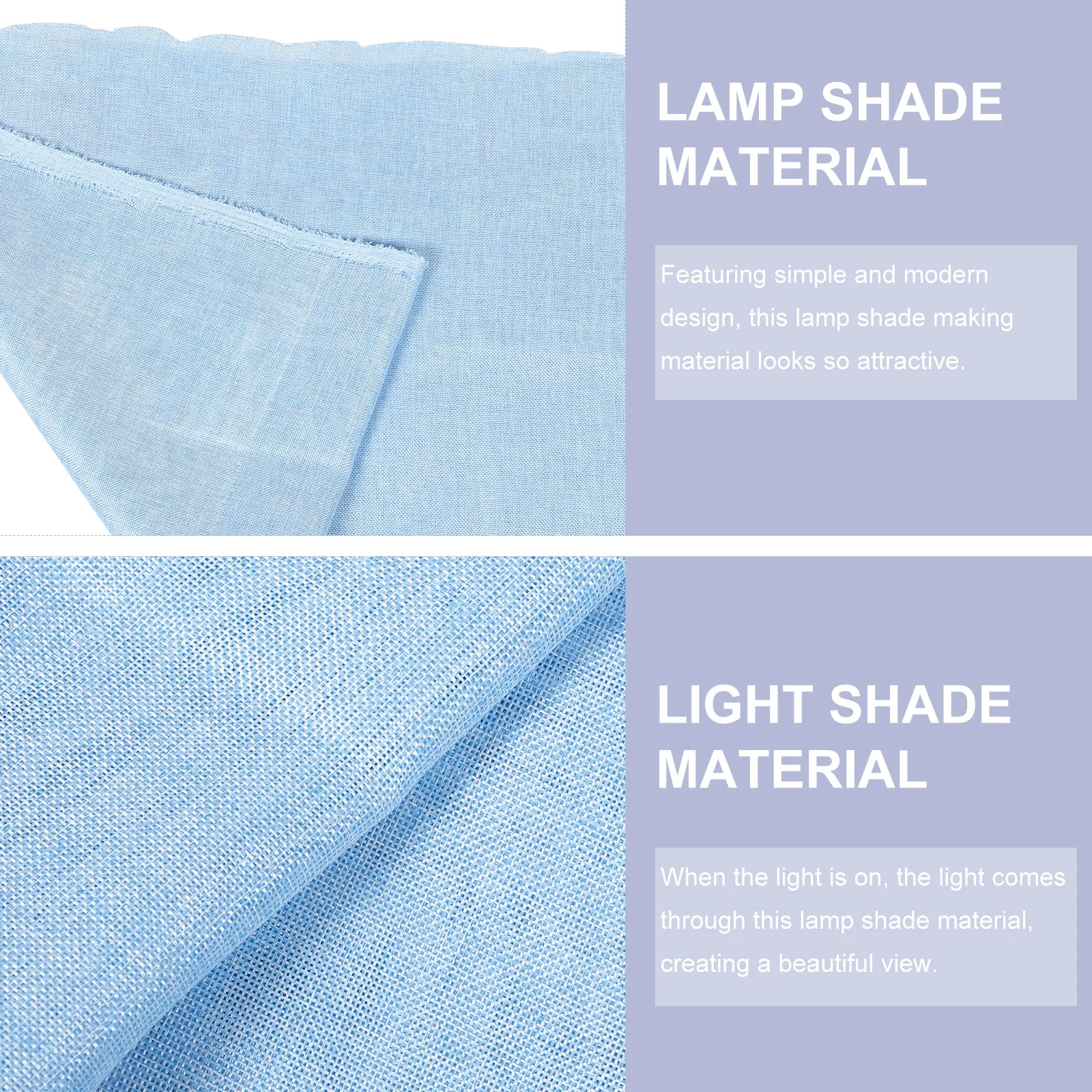 

Fabric Lampshade Sheet DIY Light Cover Material Easy Cut Durable Lamp Shade Craft Supplies for Creative Lampshade Making