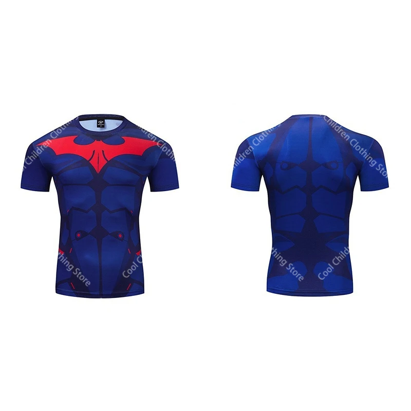 Marvel Superheroes New Print Trendy T Shirts Boys Girls Short Sleeves T-shirt Parent child clothing Summer Fashion Leisure Top