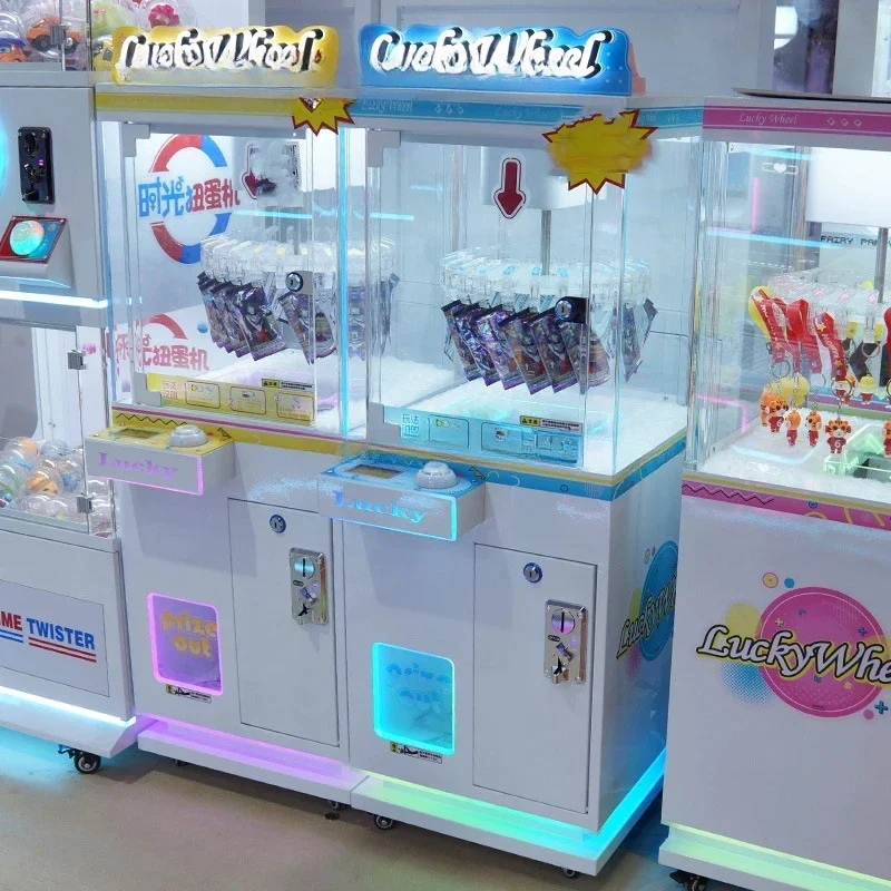 Lucky Wheel Clip Prize Machine Indoor Arcade Prizes Vending Game Machine