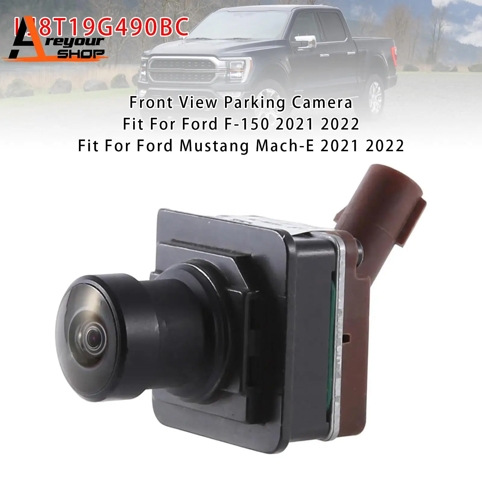 

Front View Parking Assist Camera for Ford F-150 Mustang 2021-2022 LJ8T19G490BC