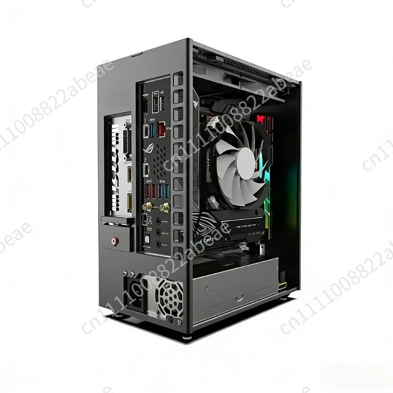 Spot Lzmod Mini F1-1U 2.0 Itx Dual-slot Single Display Chassis, Compatible with Seven Rainbows 4060ti