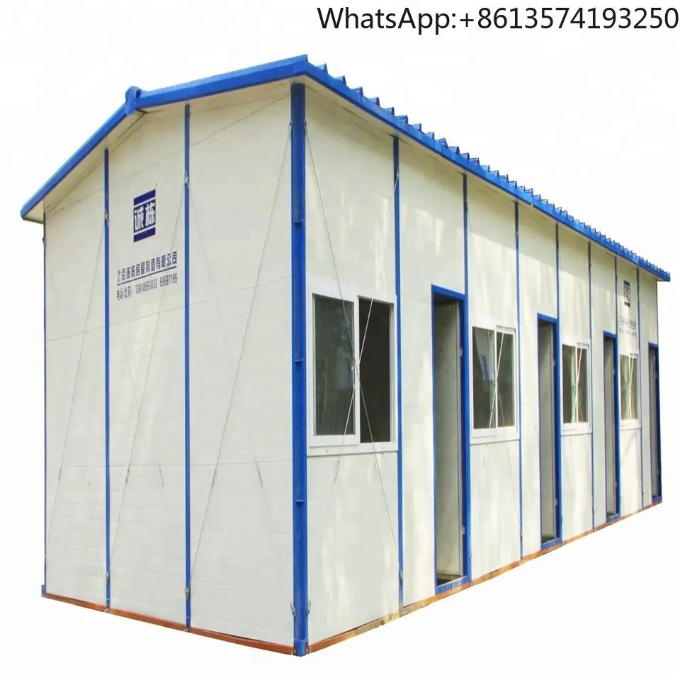 Casas con paneles de sándwich Kerala de bajo costo con aislamiento de lujo, cobertizo indio, pequeño edificio de oficinas prefabricado moderno, casa K prefabricada