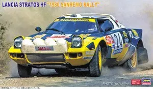 Static Assembled Car Model Hasegawa-20460 1/24 Scale For Lancia Stratos HF 