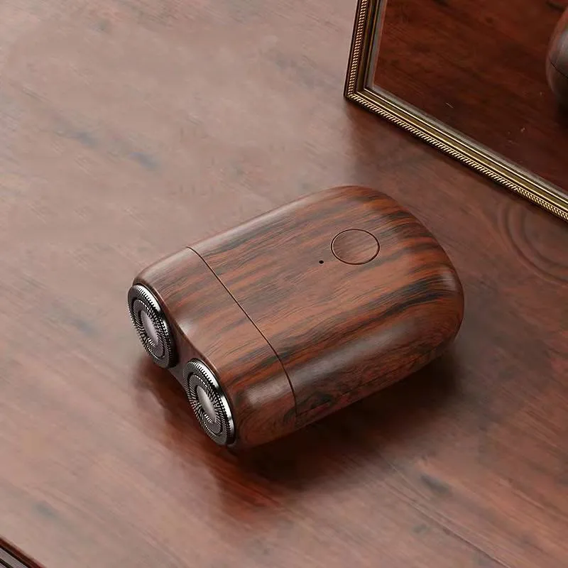 새로운 남성용 USB 충전식 미니 전기 면도기, 휴대용 자동차 여행용 수염 칼