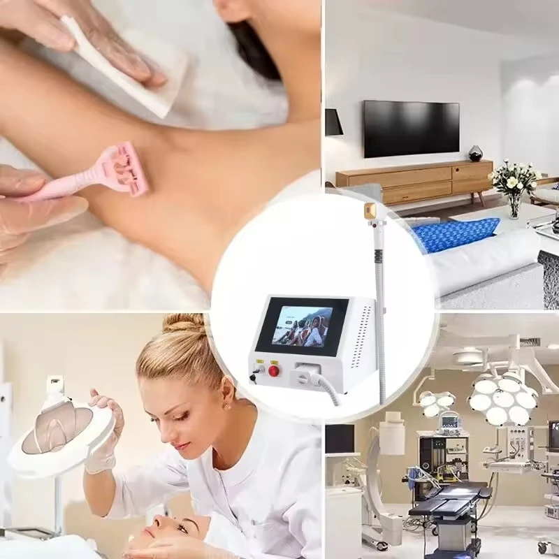 NUOVA depilazione laser a diodi a 4 lunghezze d'onda depiladora laser professionale 755 808 940 1064nm macchina per depilazione indolore