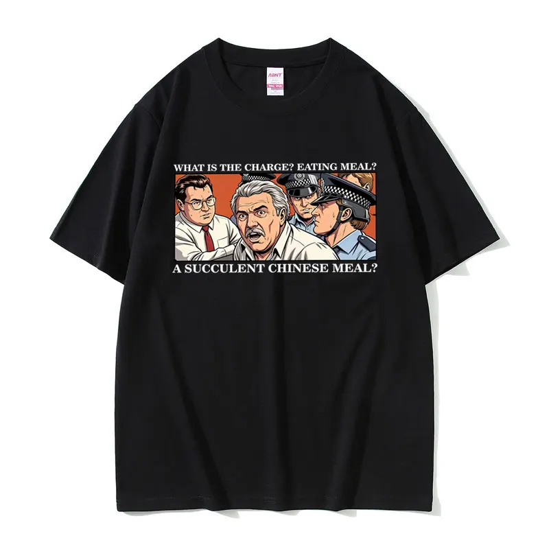 Succulent Chinese Meal Funny Meme T-shirt Men Women Fashion Casual Humor Short Sleeve T Shirt Men's Vintage Pure Cotton T-shirts