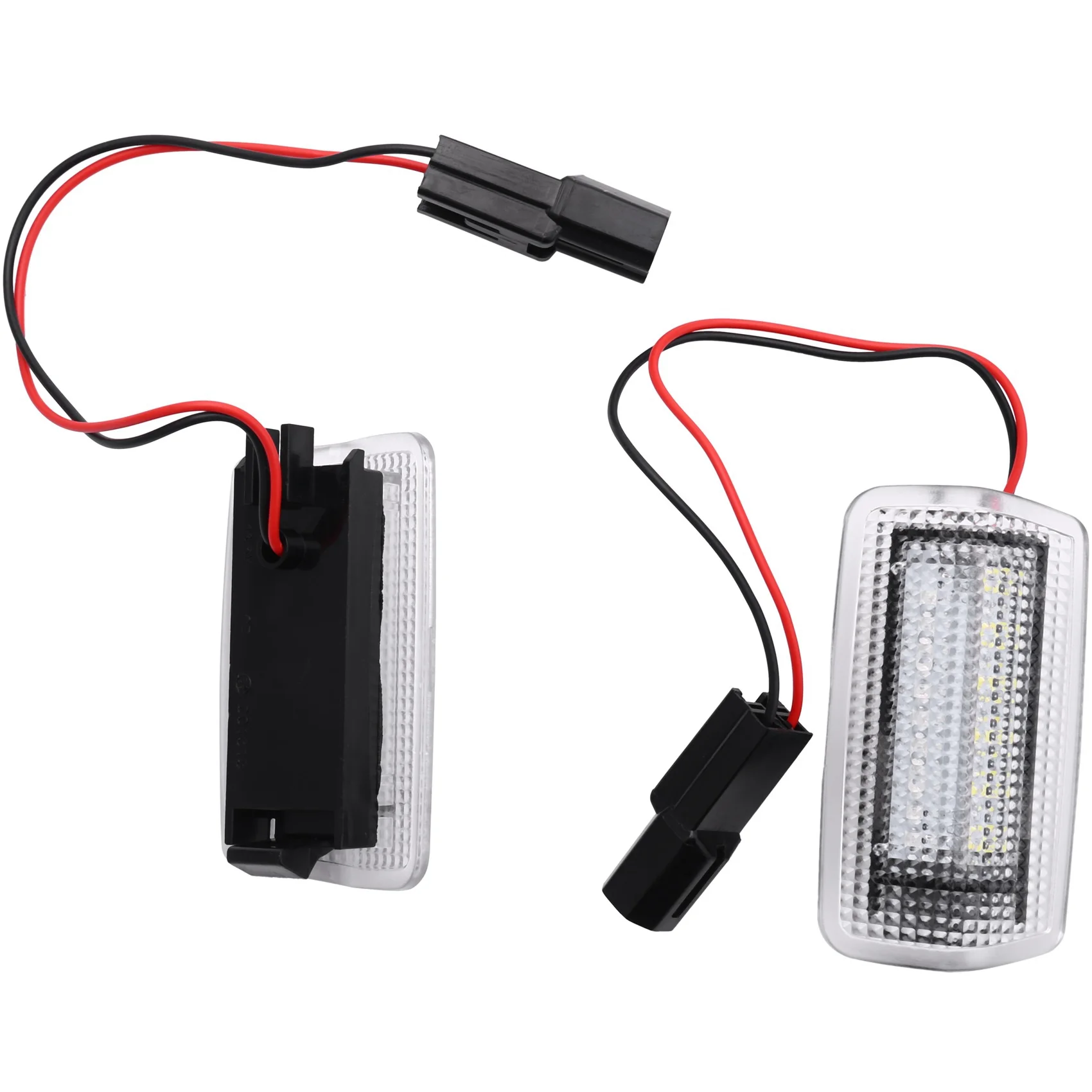 Imagem -04 - Carro Led Porta Cortesia Luz Branco e Vermelho Toyota Wish Prius Camry Alphard Isis Ecosport Lexus Is250 Rx350