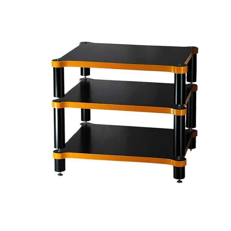 For HiFi Solid Wood Audio Rack Speaker Amplifier Cabinet Tube Equipment Projector Vibration Damping Stand