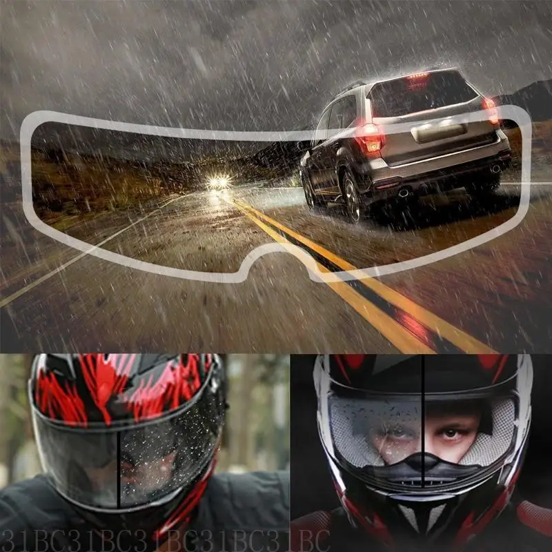 

652F High Definition Film Clear Lens Anti-Fog Rainproof Sticker for Motorcycle Safety Driving Coating Accessories