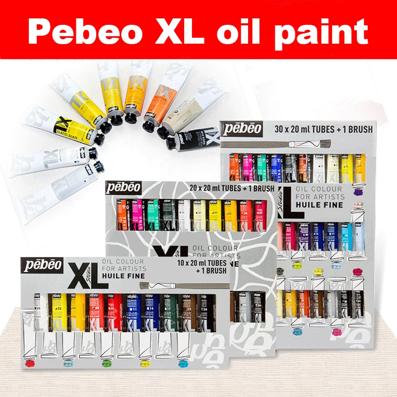 

10/20/30 Colors Professional Oil Painting Paint Drawing Pigment 20ml Tubes Set DIY Art Supplies for Artists Students Beginners