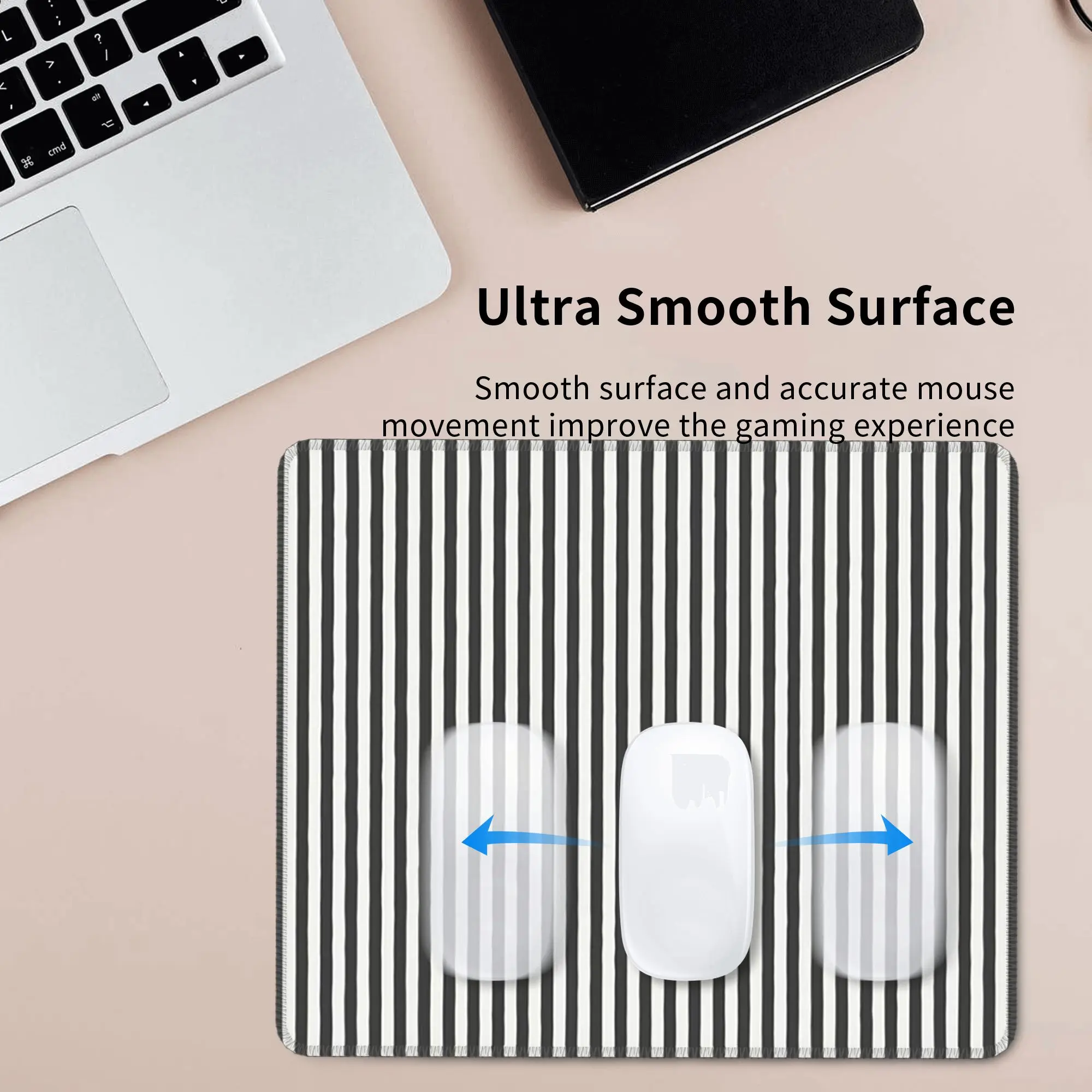 Vertical and horizontal diagonal stripe Mouse Pad Computer Keyboard Mouse Mat  PC Laptop Desk Mat Office Accessories Table Mats