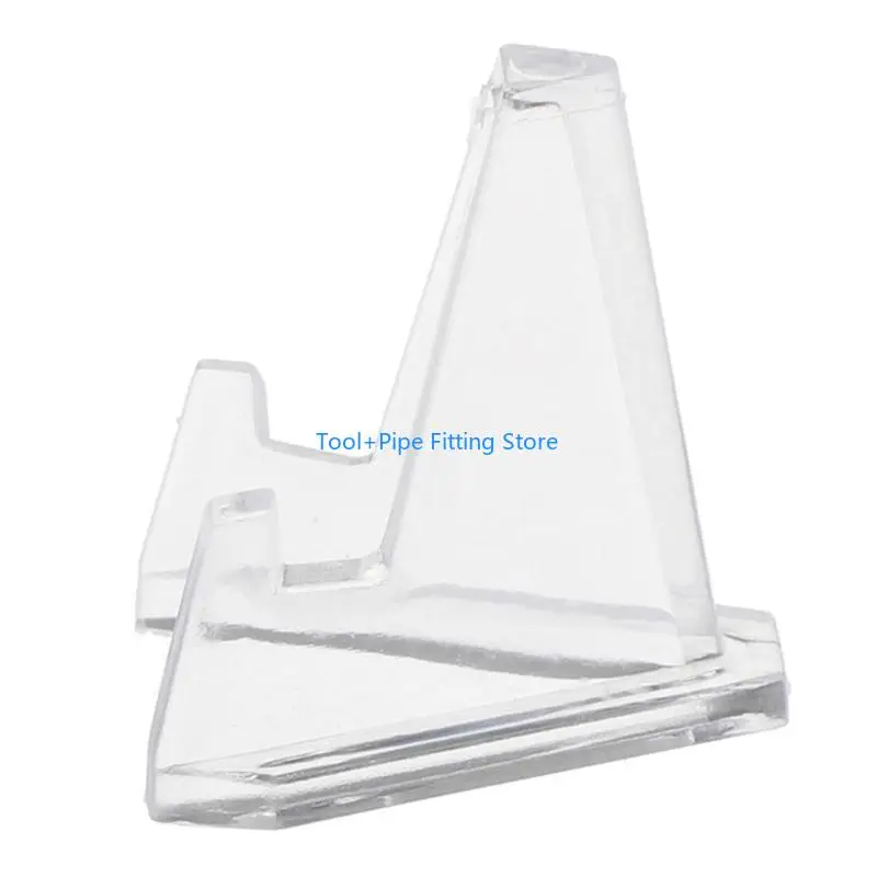 F92B 5pcs Acrylic Stands Mini Coin Display Stand Easel Holder Rack Shelf for Collectable Capsule Challenge Medals Card
