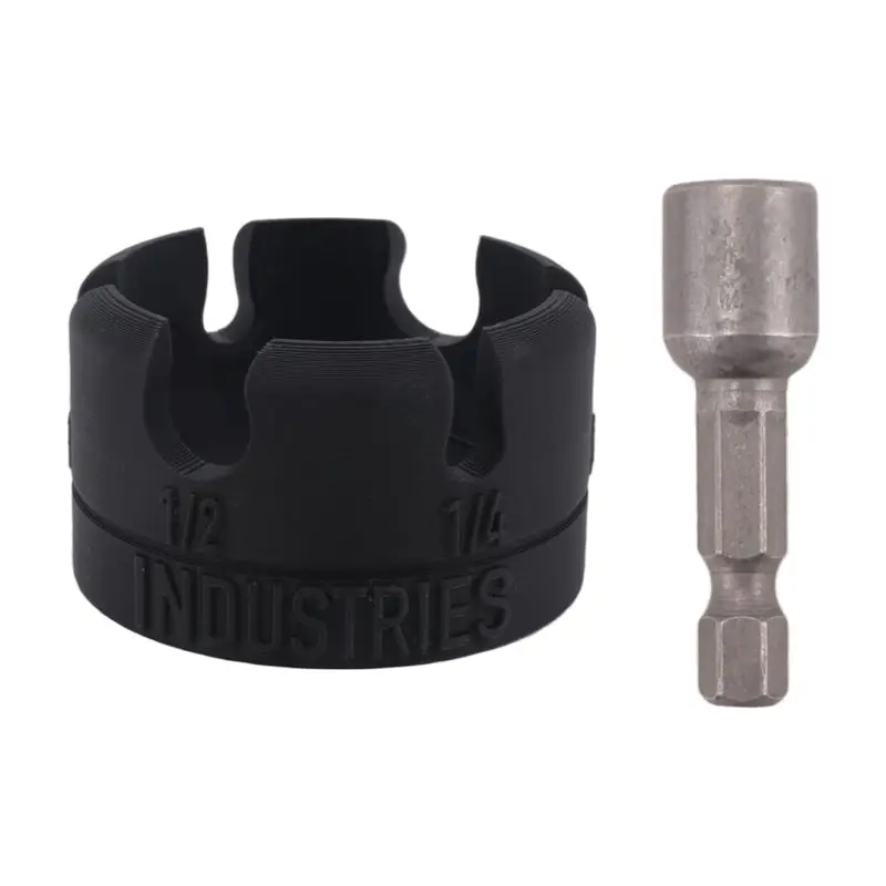 2026 HOT Nut Zipper Drill Attachment Nut Remover Bolt Extractor Tool For Conduit Racks Socket Wrenches
