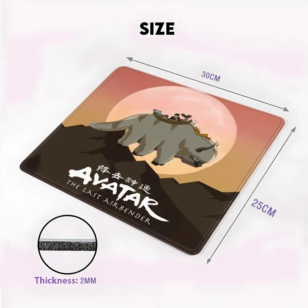 A-Avatar The Last Airbender Mouse Pad Offices Accessories Gaming Small Mousepad Desk Mat Office Rug Gamer Mats Anime Gadgets Com