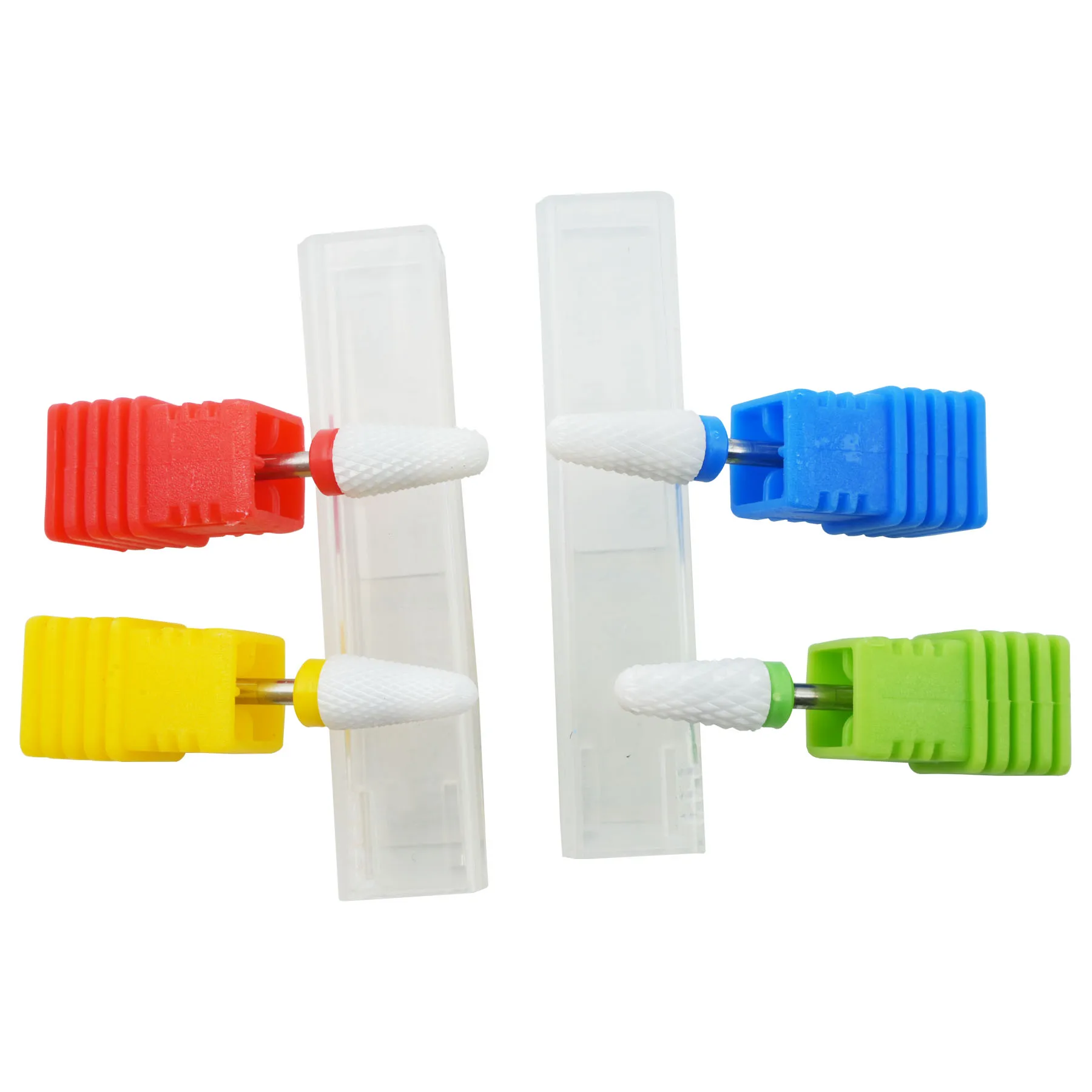 1pc Neue Keramik Nagel Bohrer Schaft Fräser Dreh Bits Für Elektrische Maniküre Maschine Grat Zubehör Nail art Werkzeuge