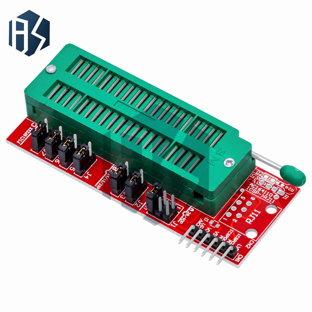 PICKIT3 KIT3.5   PIC KIT3 PICKIT 3 Programmer Offline Programming PIC Microcontroller Chip +PIC Programmer adapter seat