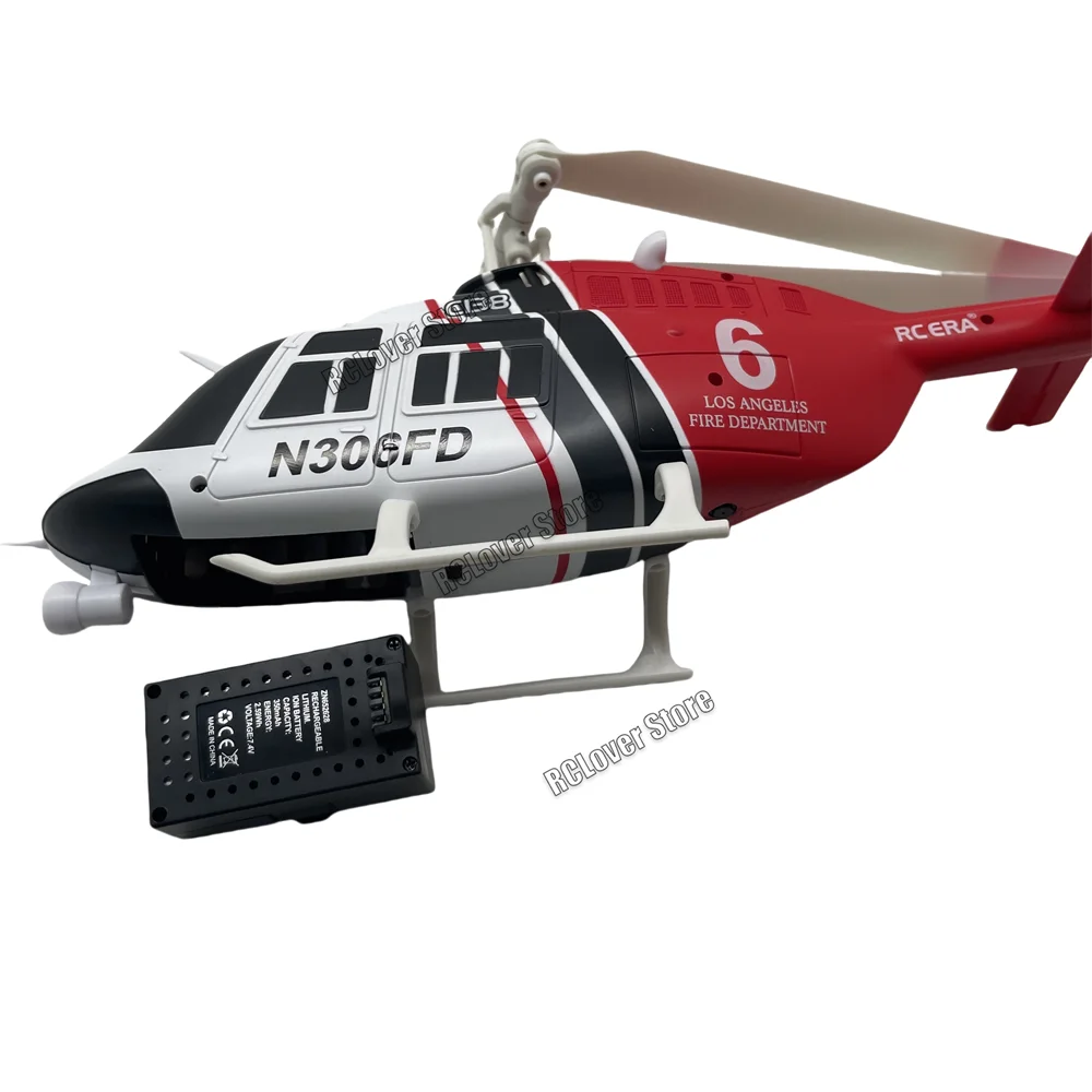 Akumulator RC ERA C138 Bell 206 N306FD Części zamienne do helikopterów RC Oryginalne akcesoria Lipo 350 mAh Czas lotu Około 12 minut