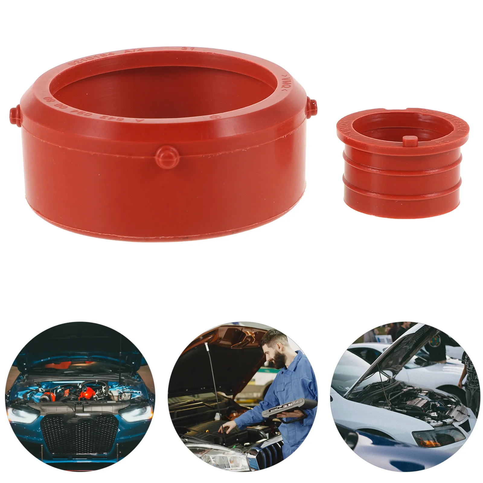 

2Pcs Turbo Gasket Set Reinforced Rubber Silicone Turbo Pipe Seals for Engine Boost System Leak Prevention Replacement Kit