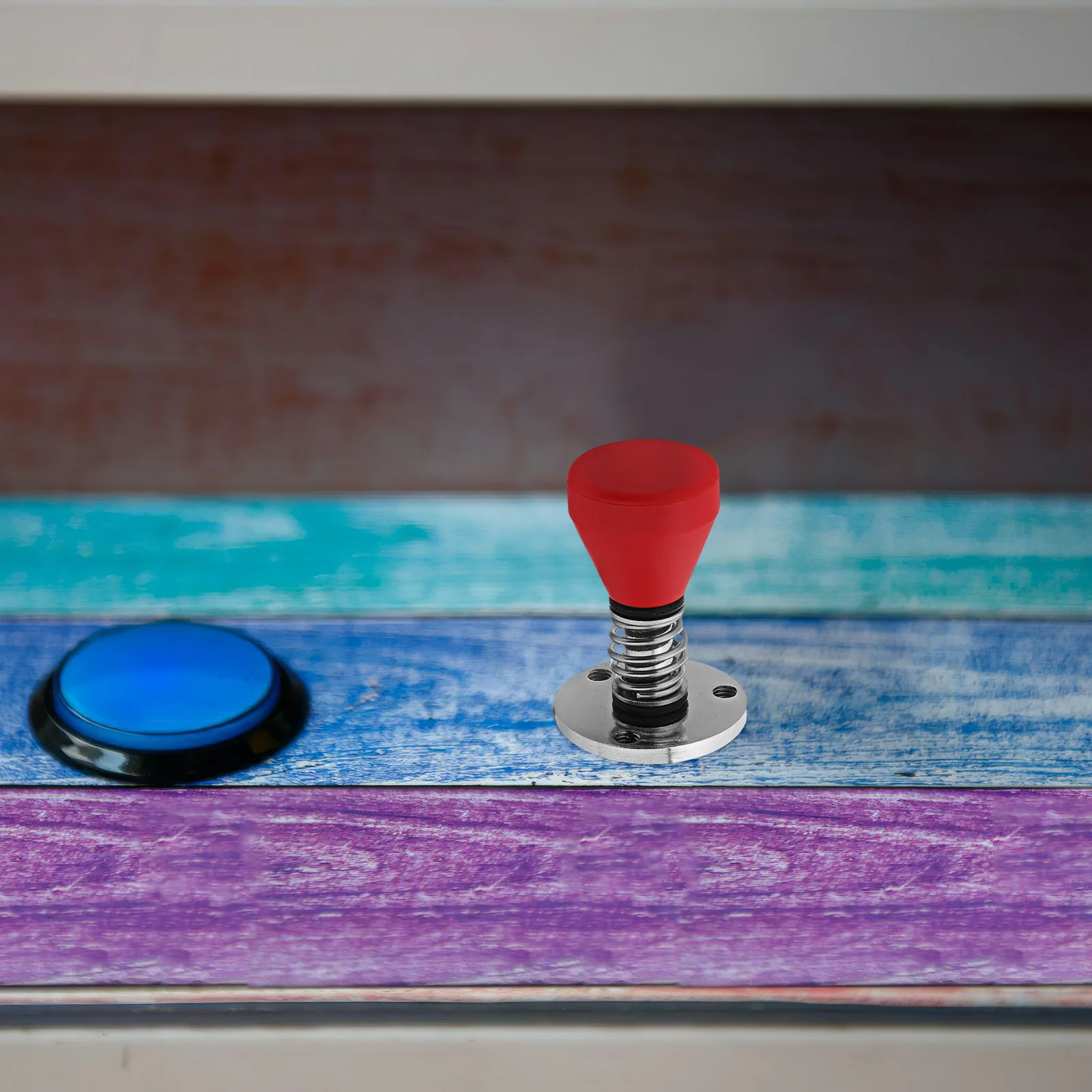 

Stylish Red Head Pinball Rod Shooter Smooth Action Arcade Machine Accessory Arcade Game Handle Game Machine Handle