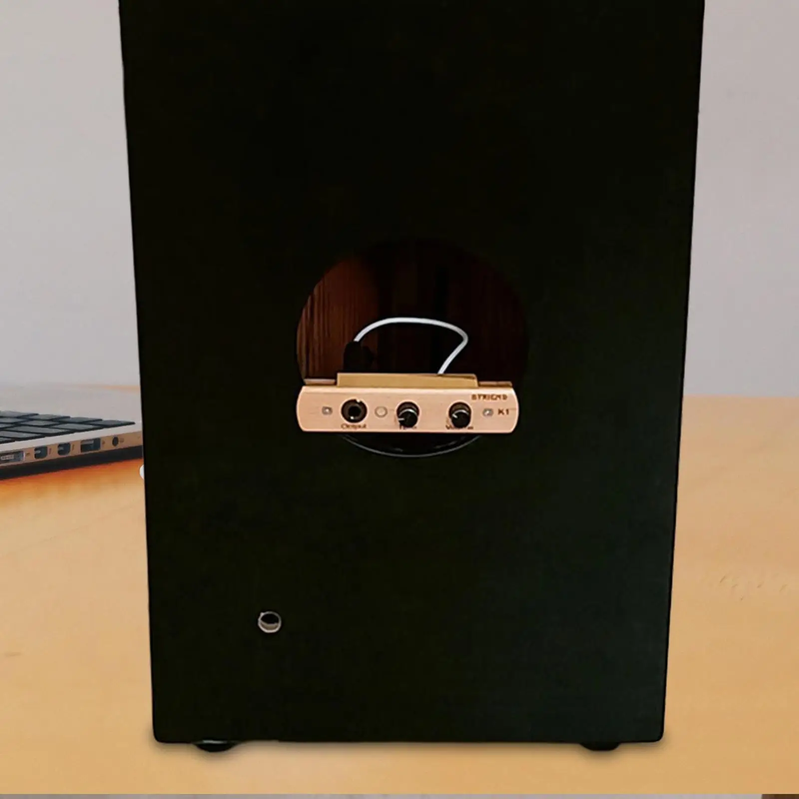 لاقط فتحة صوت الطبل مع التحكم في مستوى الصوت، جزء أدوات الإيقاع لمعدات قطع الغيار للتمرين