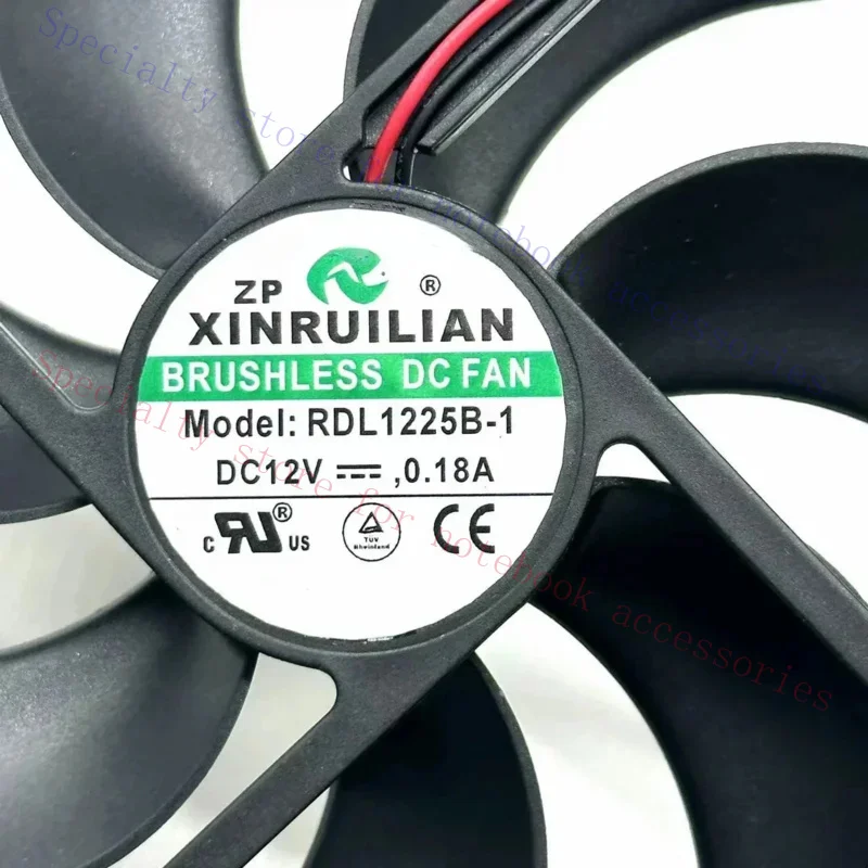 AAA+ Xinruilian RDL1225B-1 DC 12V 0.18A 120X120X25Mm 2-Wire Server Cooling Fan