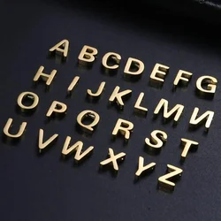 Cazador Stainless Steel Initial Letter Charm A-Z Letter Alphabet DIY Pendant for Necklace Bracelet Jewelry Making Wholesale 2026