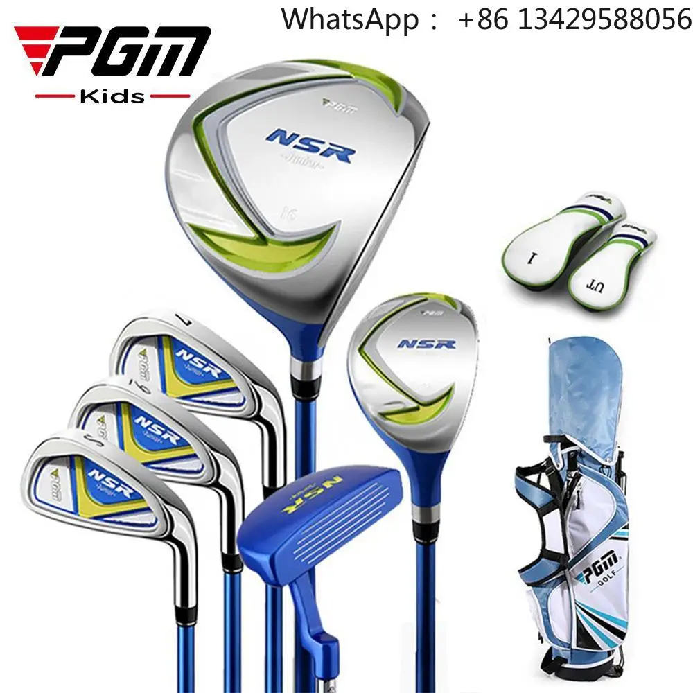 PGM Junior Golf Club Combination Rod Set for Boys Teen Beginners R Flex Lightweight Includes Bag Headcovers Direct