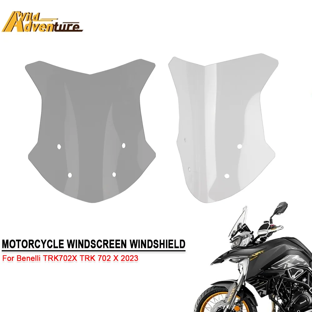 

Motorcycle TRK702X Windscreen Windshield For Benelli TRK 702X TRK 702 X 2023 Wind Shield Screen Protector TRK702 X Accessories