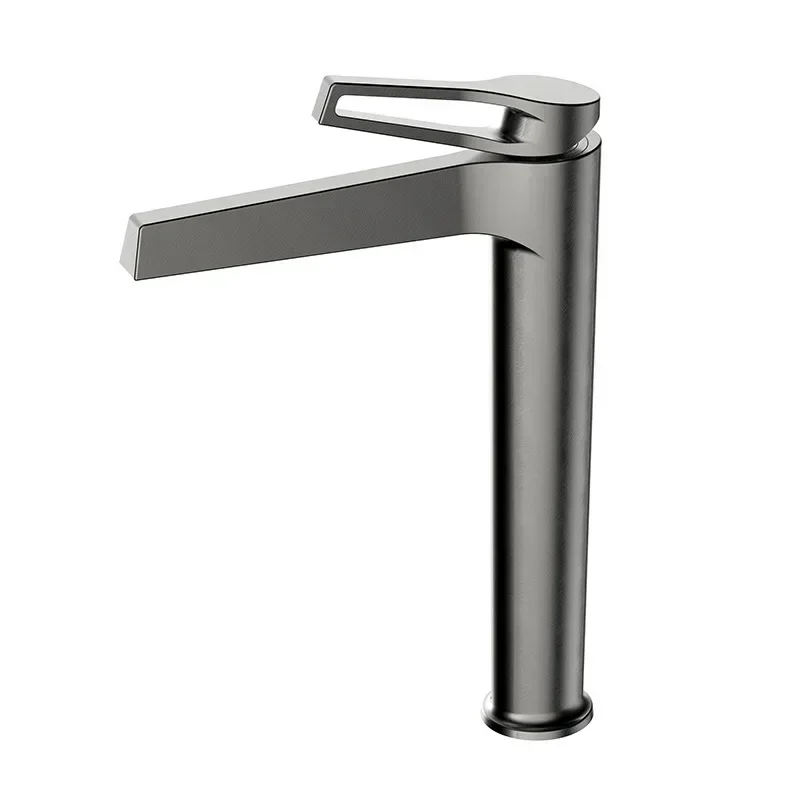 

All copper faucet, bathroom, black basin faucet hot and cold household