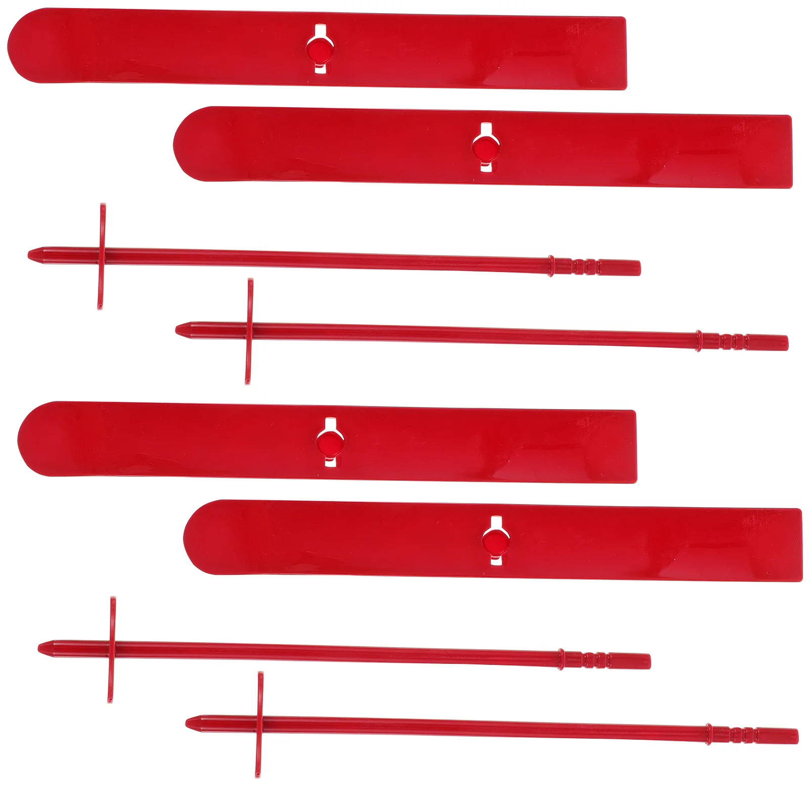 

2Sets Christmas Sled Decoration Miniature Desktop Sleigh Ornament Holiday Table Xmas Hanging Decor Christmas Decoration