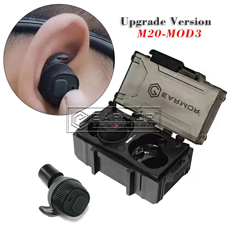 

OPSMEN EARMOR M20 Electronic Earplug Noise Reduction NRR22db Tactical Headset for IPSC Shooting Hunting Hearing Protectors