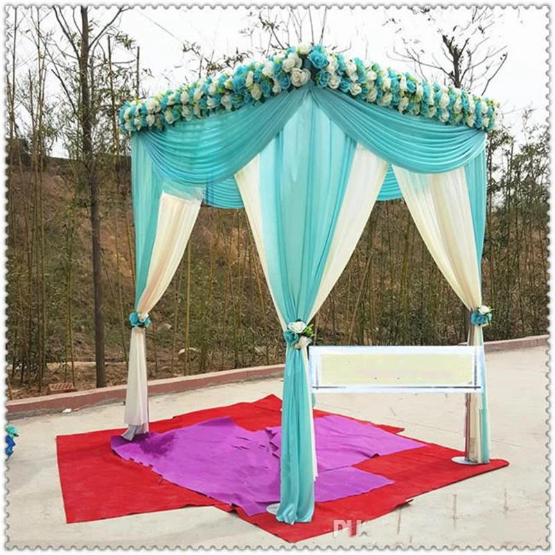 3MX3MX3M Wedding square canopy/chuppah/arbor drape stand Wedding Decor Piping frame   backdrop stand  supply