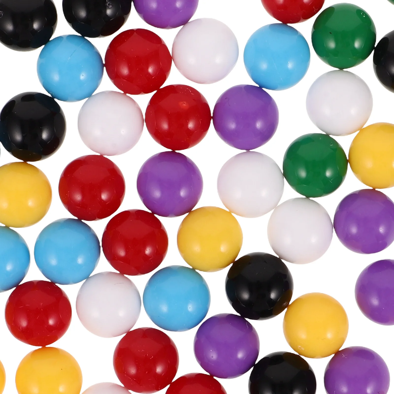 70 stuks 10 mm massief kleurrijke plastic knikkers educatief wiskundig leermiddel voor kinderen die tellen en waarschijnlijkheid leren