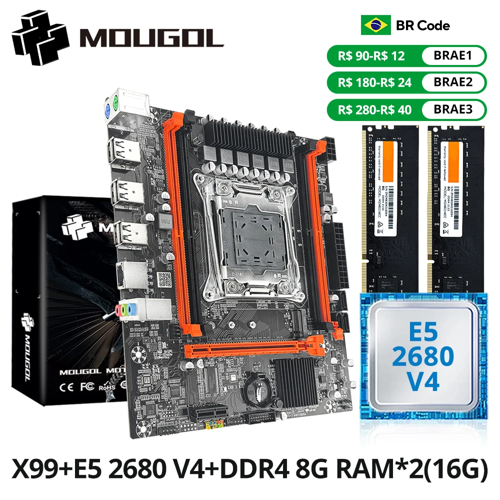 Upgrade Your Desktop with MOUGOL X99 Motherboard Set – Only .78!