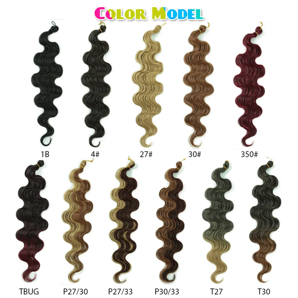 Natural Black Synthetic Wig Female Chemical Fiber Hair Curtain Extensions Body Wave Black Big Wave Curly Hair Curtain For Women