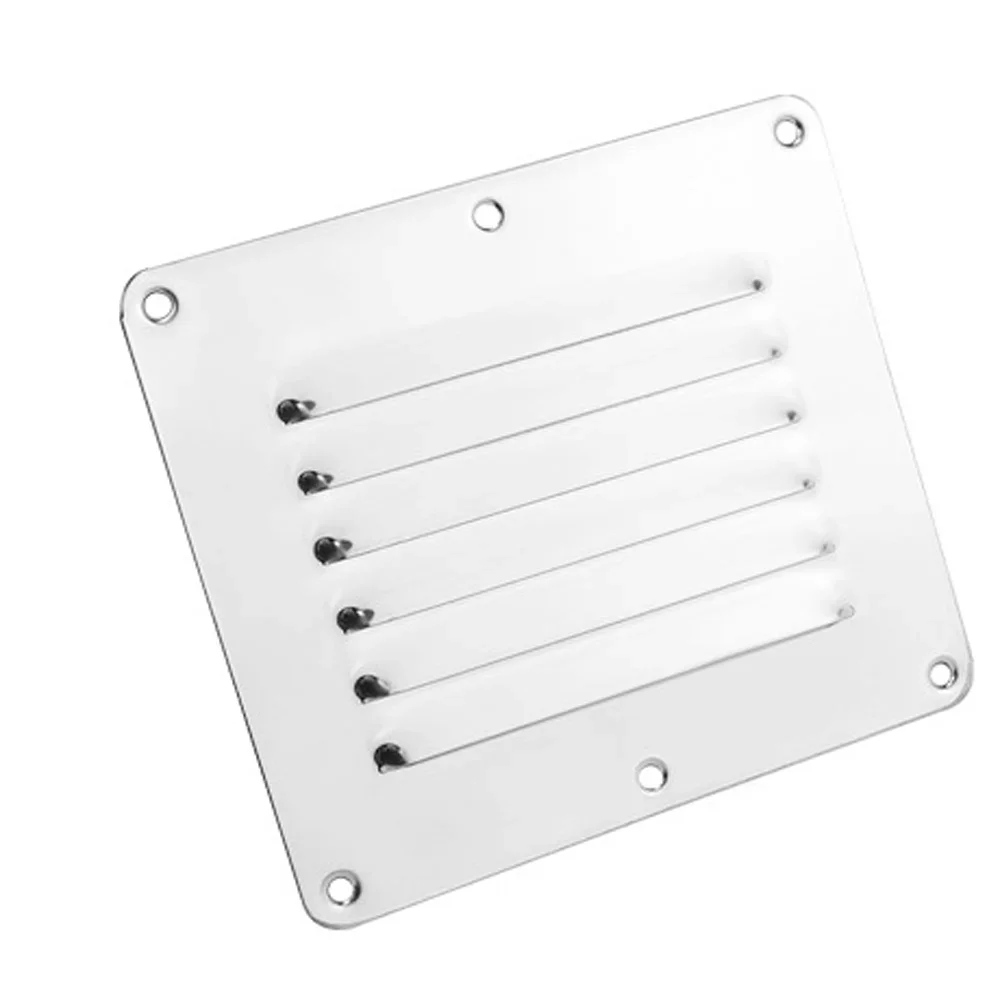 

Marine Grade Stainless Steel 316 Boat Marine Square Air Vent Louver Vent Grille Ventilation Louvered Ventilator Grill Cover