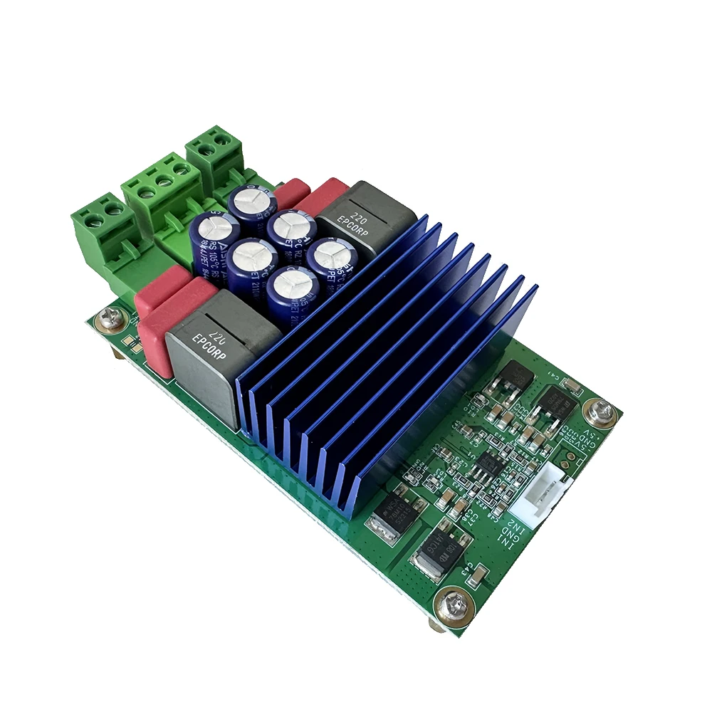 HIFI MA5332 Digital Power Amplifier Board 2X200W Stereo Audio Amplifier with Radiator DC22V-40V 8A