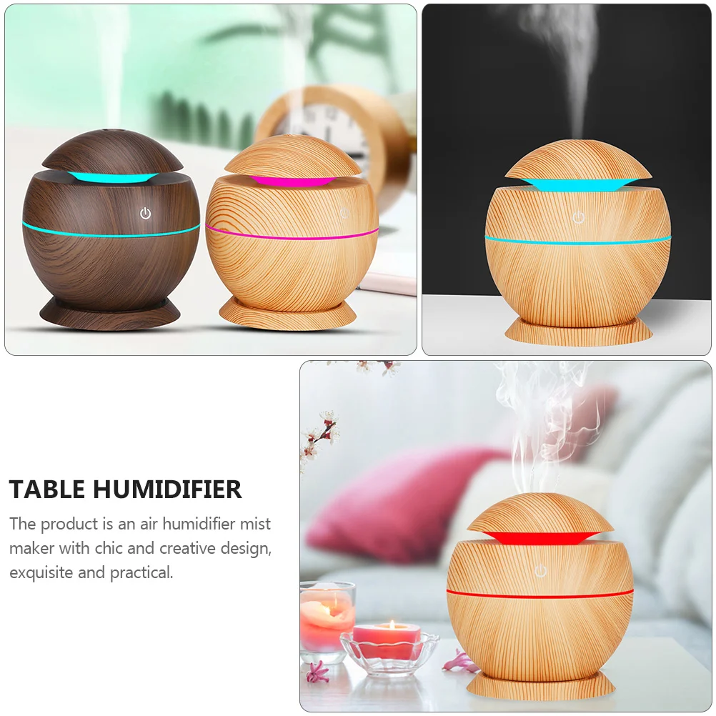 

130 ML Mini Humidifier for Bedroom Portable Humidifiers Desk Usb Powered Pp Material Office Desktop Small Diffuser