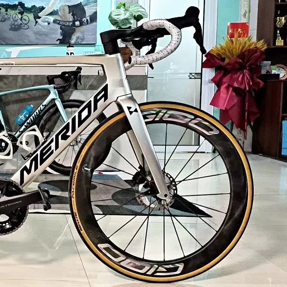 

STLF GIOO 700C Carbon Road Bicycle Wheelset Rim 45/58mm MTB Bicycle Wheel Cycling City Bike Gravel Carbon Wheel