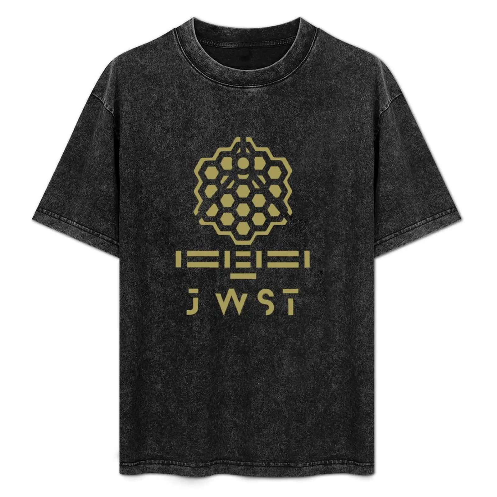 

JWST< James Webb Space Telescope, In the memory of James webb, science LoversGifts, Golden Design T-Shirt