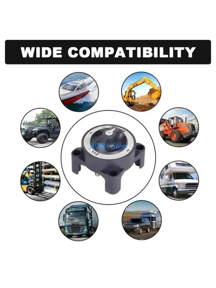 

U13C Upgraded Battery Switches Waterproof Power Control Solution Power Management