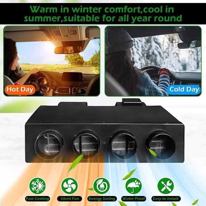 12V/24V/48v Electric Mini AC Roof Parking air Conditioner Cooler for RV Truck Caravan Van Rooftop Parking Auto Air Conditioning