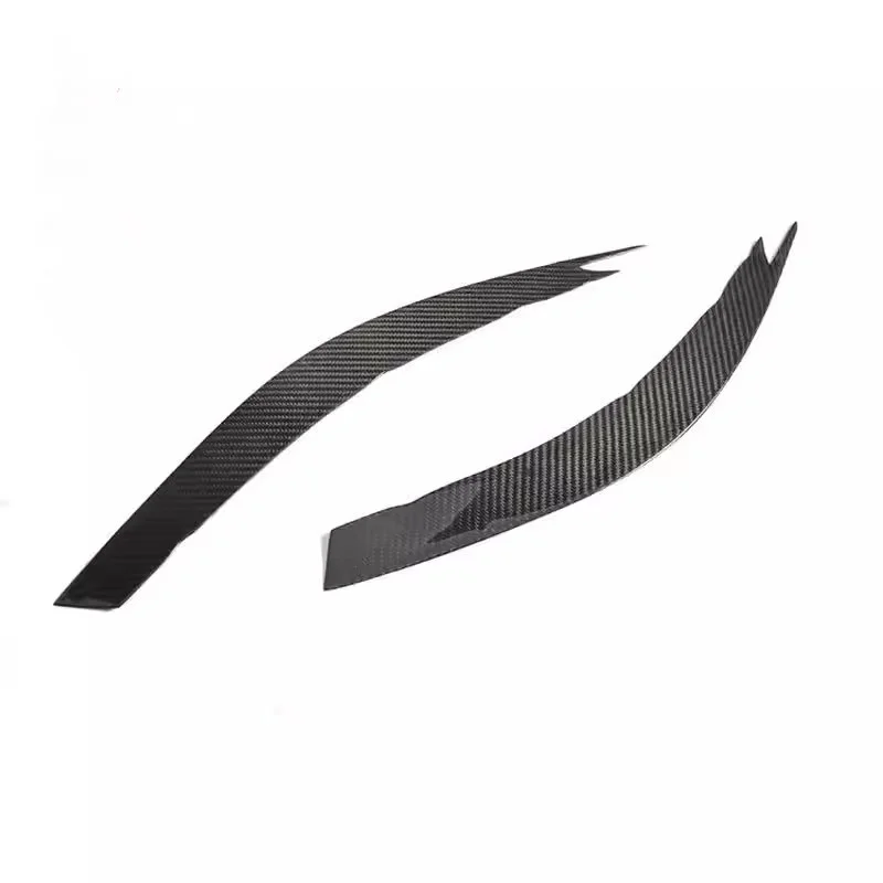 Car headlight trim strip for Honda civic FK2 convert carbon fiber lamp eyebrow