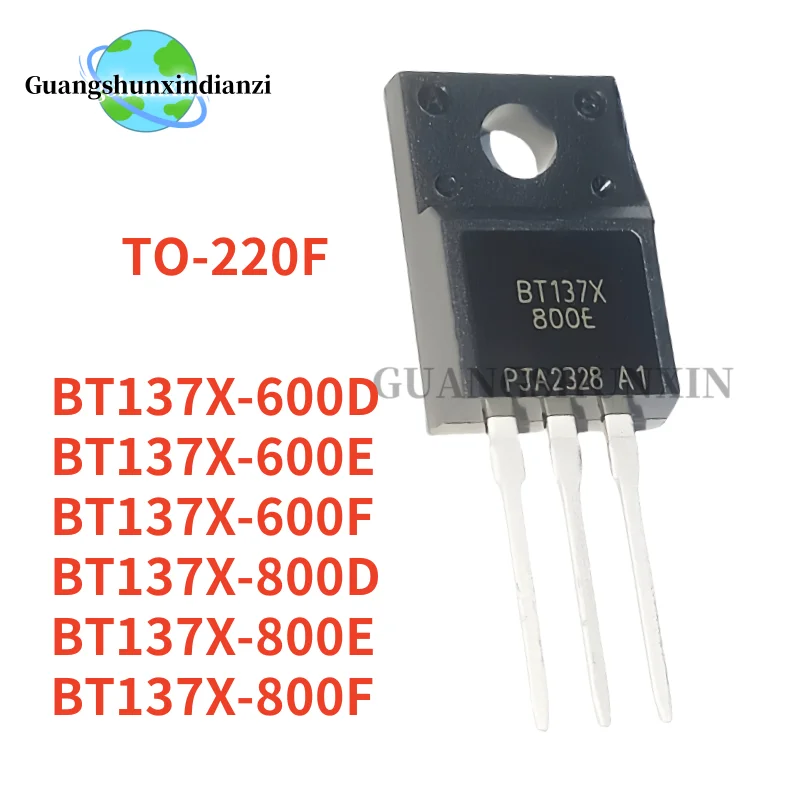 

10 шт. новый BT137X-600D BT137X-600E BT137X-600F BT137X-800D BT137X-800E BT137X-800F BT137X TO-220F лучшее качество на складе