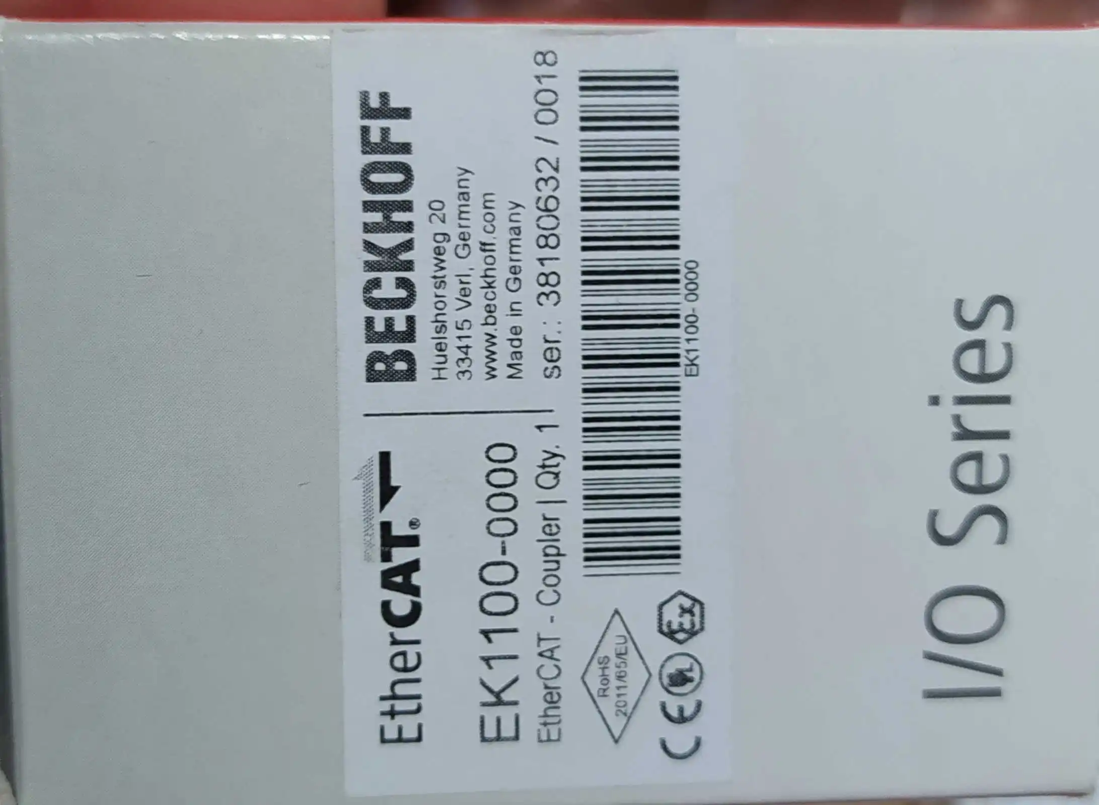 

EK1100-0000 New Original Genuine Beckhoff Module Is In Stock.