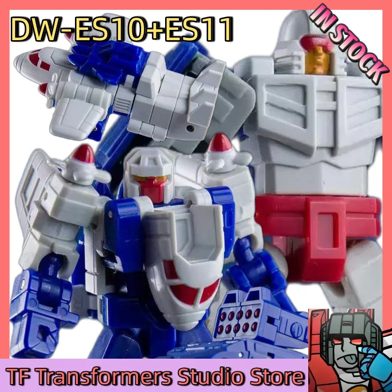 【IN STOCK】Dr.Wu ES10B+ES11B Transformed Toys  Artillery & Airburst Mini Squad Deformable Robot Toy 5.5cm Tank & Jet