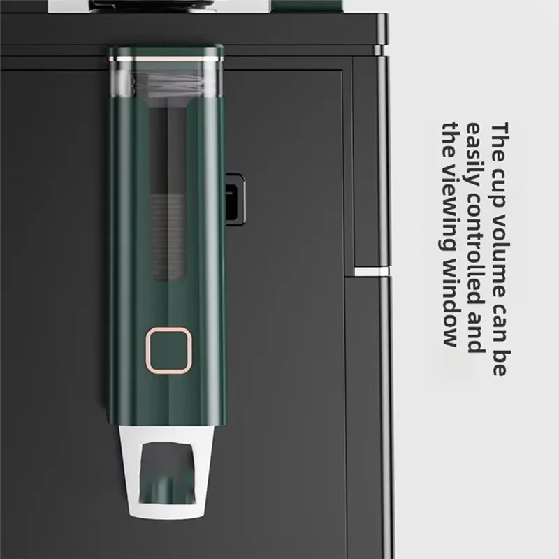 ABUL-Disposable Cup Holder Automatic Cup Extractor Wall-Mounted Perforation-Free Water Cup Shelf Storage Artifact Storage Box