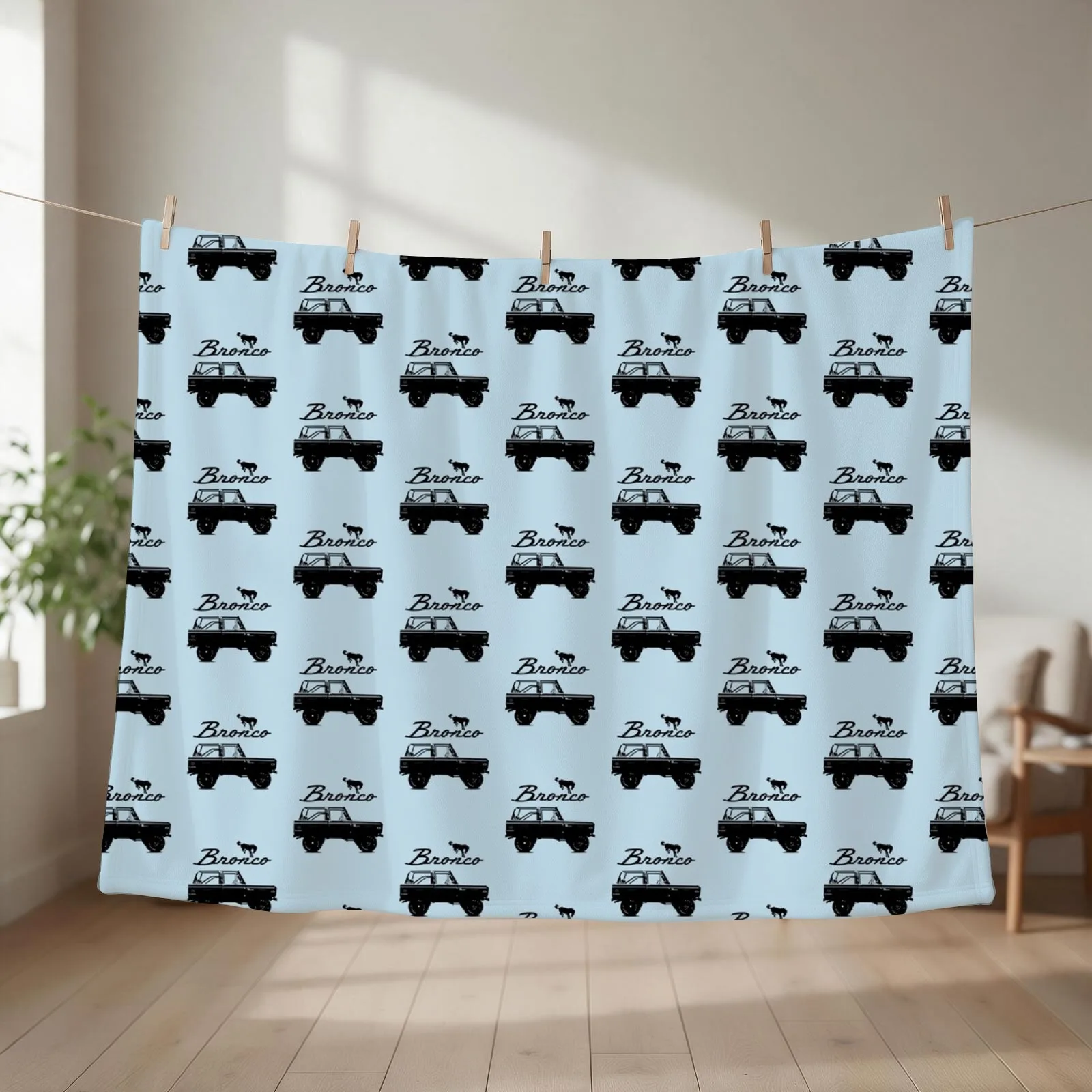 Bronco 1968 Black Bronco Throw Blanket for winter Soft Beds Sofa Quilt Sofa Throw Blankets
