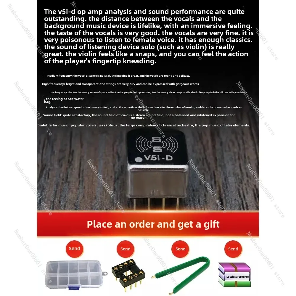 V5i-D Audio Two-Operational Amplifier Chip Fever High Fidelity Upgrade Muses02 Xd05bal CP